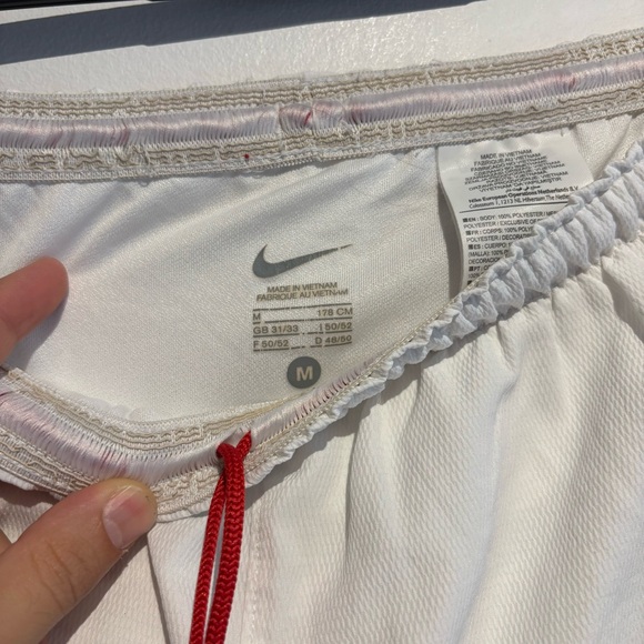 2007-2008 Vintage Arsenal FC Nike Jersey Shorts White Medium - Picture 6 of 11